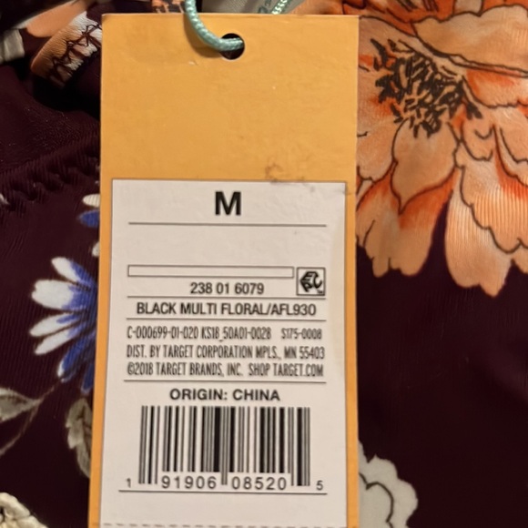 Kona Sol Floral Crochet One Piece swimsuit Spring break - Picture 7 of 7